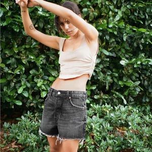 Super cute Jean shorts from Zara . I bought the wrong size .